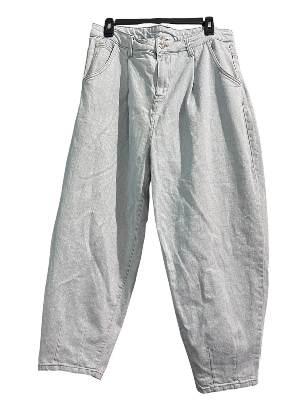Prologue Light Gray Relaxed Barrel Jeans